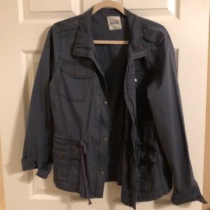 Mudd Slate Blue Cargo Jacket